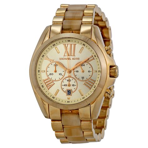 mk5722 michael kors watch|michael kors mk5722 bradshaw chronograph gold horn.